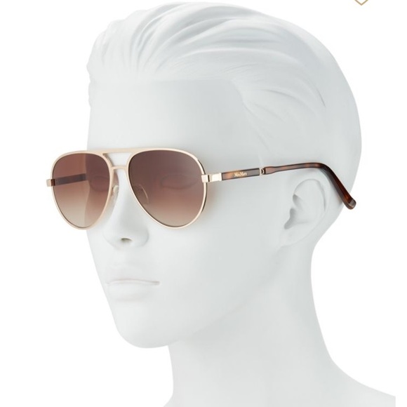 MaxMara Accessories - NEW Max Mara Aviator Sunglasses